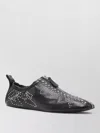 Chloé Low Top Sneakers Pull Tab Round Toe In Black