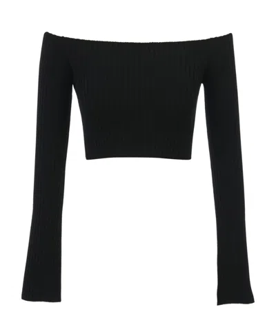 Chloé Lower Impact Knitted Top In White