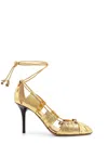Chloé Chloe Luna 100 Cut-out Metallic-leather Pumps