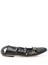 Chloé Luna Ballerina Shoes In Black