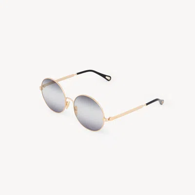Chloé Lunettes De Soleil Aly In Blue
