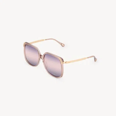 Chloé Lunettes De Soleil Aly In Purple