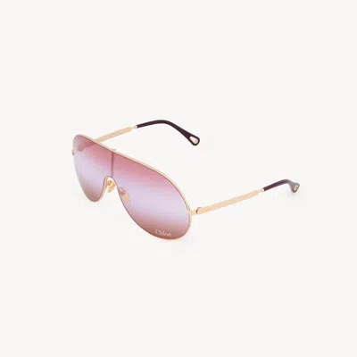 Chloé Lunettes De Soleil Aly In Pink