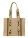 Chloé Dual Handles" Shoulder Bag In "woody In Tan