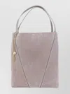 Chloé Motly Grey Suede Spin Tote Bag