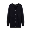 CHLOÉ LUXURIOUS CASHMERE CARDIGAN FOR WOMEN IN BLUE