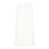 Chloé Luxurious Crochet Midi Skirt In White, Perfect For Fw22 In White