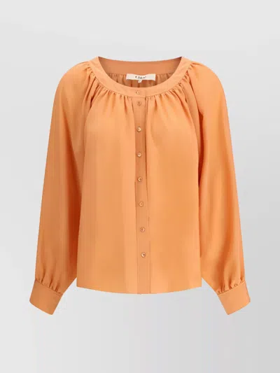 Chloé Luxurious Silk Shirt For Chic Sophistication In Pink