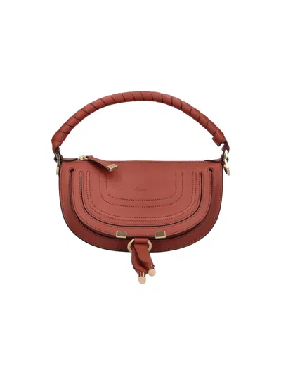 Chloé Luxury Mini Leather Shoulder Bag In Brown