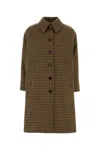 Chloé Embroidered Wool Coat With Collared Neck