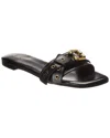 Chloé Black Low Heel Shoes In Leather In Black