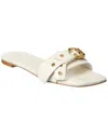 Chloé Marcie Sandals In Leather In White