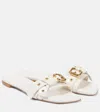 Chloé Marcie Sandals In Leather In Eggshell