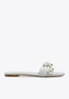 Chloé Marcie Sandals In Leather In White