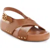 Chloé Round Toe Flat Sandals