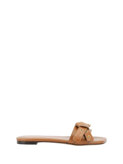 Chloé Women Mae Sandals In Clay Brown