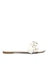 Chloé Marcie Sandals In Leather In White