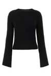 Chloé Silk-blend Knitted Jumper In Black
