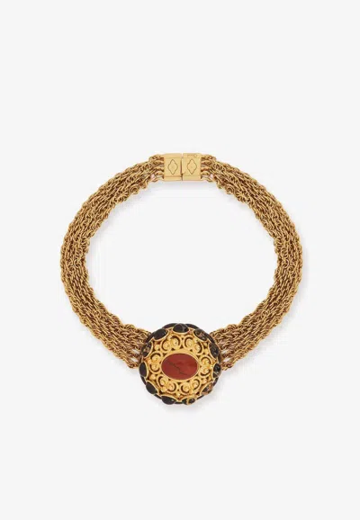 Chloé Magnificent Choker Necklace In Gold