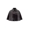Chloé Glossy Cape Silhouette Jacket