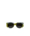 Chloé Marble-effect Sunglasses In Black