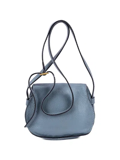 Pre-owned Chloé Marcia Shoulder Bag In Blue