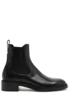 Chloé Marcie Leather Chelsea Ankle Booties In Black