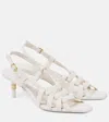 Chloé Marcie Leather Sandals In White