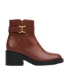 Chloé Chloe Marcie Ankle Boots Tan In Brown