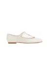Chloé Marcie Patent Mary Jane Ballerina Flats In White
