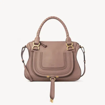 CHLOÉ MARCIE BAG IN GRAINED LEATHER PINK SIZE ONESIZE 100% CALF-SKIN LEATHER