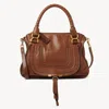 Chloé Chloe Women Brown Leather Medium Marcie Handbag In Brown