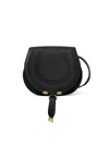 Chloé Marcie Medium Leather Bag In Negro