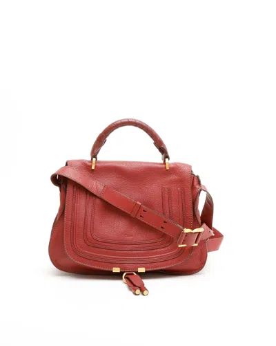Chloé Marcie Bag In Red