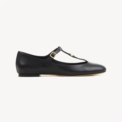 CHLOÉ BALLERINES MARCIE FEMME NOIR TAILLE 38 100% CUIR DE BREBIS