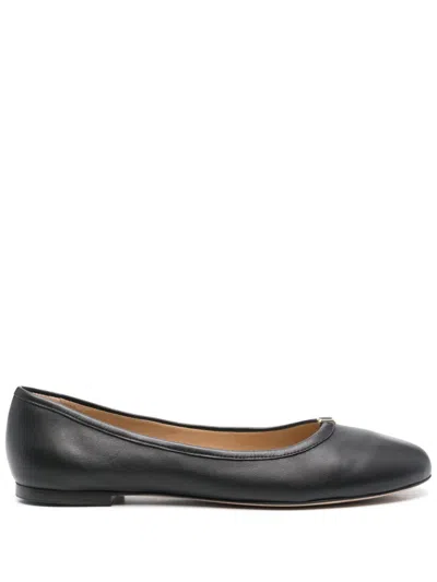 Pre-owned Chloé Marcie Ballet Flats In Black