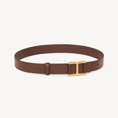 Chloé Marcie Belt In Brown
