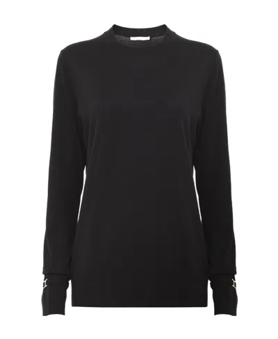 Chloé Marcie-buckled Jumper In Black