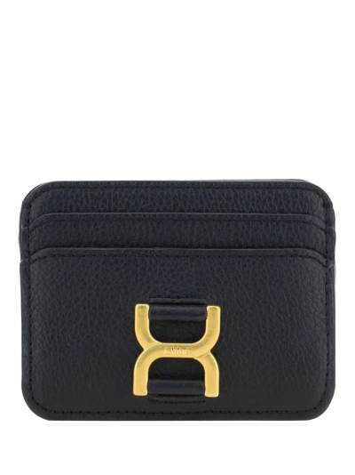 Chloé Marcie Card Holder In Black