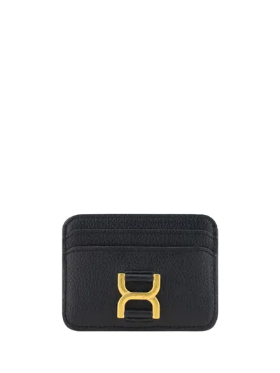 Chloé Marcie Card Holder In Black