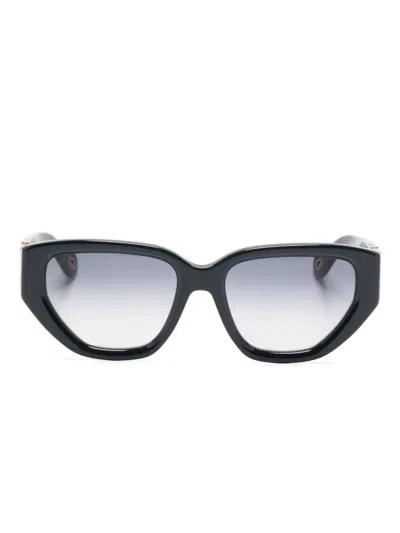 Chloé Marcie Cat-eye-sonnenbrille In Blau