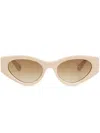 Chloé Marcie Cat-eye Sunglasses In Neutrals