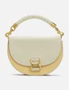 Chloé Marcie Chain Flap Bag In Yellow