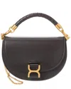 Chloé Leather Top Handle Bag In Black