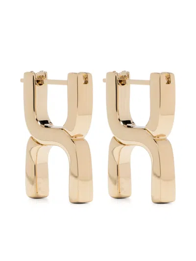 Chloé Marcie Chain-link Earrings In 金色