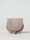 Chloé Marcie  Bag In Grained Leather In Grey 1