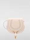Chloé Marcie  Bag In Grained Leather In White