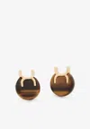 Chloé Marcie Clip-on Earrings In Multicolor