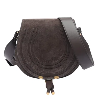 Chloé Marcie Crossbody Bag In Brown