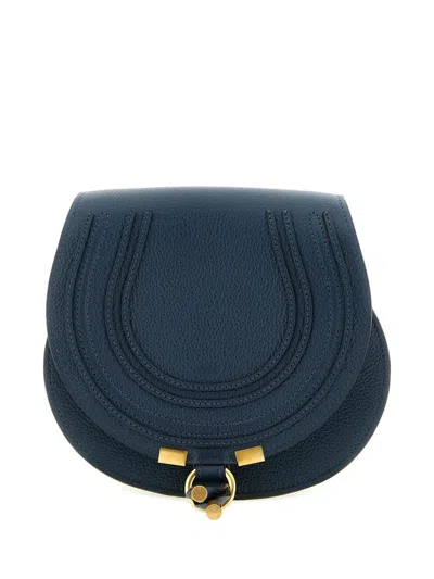 Chloé Marcie Crossbody Bag In Blue
